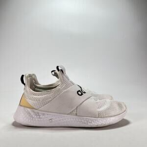 adidas Puremotion Adapt White Laceless Cross Band Shoes FX7325 Women's Size 5